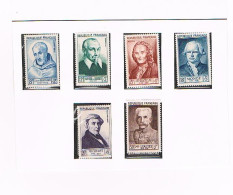 YT 945/950  -neufs Sans Charnière - Hommes Célèbres St Bernard,de Serres,Rameau,Monge,Michelet,Lyautey (143) - Unused Stamps