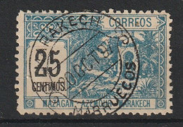 MAROC Poste Locale Marrakech Azemour  YT 41 Oblitéré 20 Octobre 1897 - Lokale Post