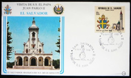 FDC Pausreizen - Voyages Du Pape - Visites Of The Pope    -   El Salvador - Salvador