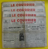 4 N° Journal Le Courrier De L'Ouest De 1948-49 Colombie épuration Dissard Marty Clermont Palestine Irgoun - Other & Unclassified