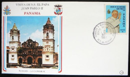 FDC Pausreizen - Voyages Du Pape - Visites Of The Pope    -   Panama - Panamá