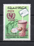 MAROC N°  1029   NEUF SANS CHARNIERE  COTE 0.70€   SURVIE DE L'ENFANT - Marruecos (1956-...)