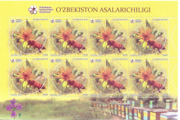 2022. Uzbekistan, Beekeeping In Uzbekistan, Sheetlet, Mint/** - Ouzbékistan