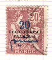 MA+ Marokko 1914 Mi 7 - Used Stamps