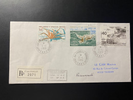 Lettre "TAAF" - 01/01/1989 - 141 - 146 - PA104 - TAAF - Kerguelen - Animaux - Plongée - Cartas & Documentos