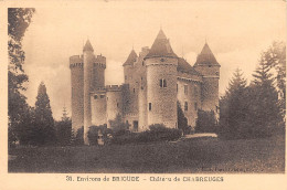 Environs De Brioude Chateau De Chabreuges (scan Recto Verso ) Nono0025 - Brioude