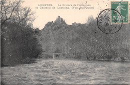 Lempdes La Riviere De L Allagnon Chateau De Leotoing  (scan Recto Verso)NONO0022 - Otros & Sin Clasificación