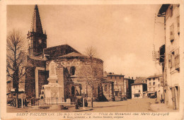 Saint Poulien  Cure D'aire Place Du Monument Aux Morts  (scan Recto Verso)NONO0020 - Altri & Non Classificati