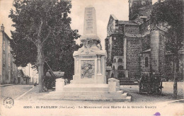 St Paulien Le Monument Aux Morts De La Grande Guerre (scan Recto Verso)NONO0020 - Altri & Non Classificati