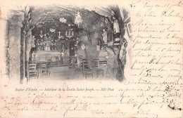 Rocher D Espaly Interieur De La Grotte Saint Joseph   (scan Recto Verso)NONO0020 - Autres & Non Classés