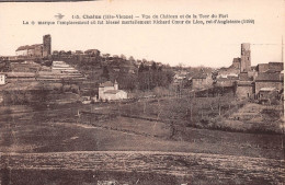 Chalus Vue Du Chateau Tour Du Fort( Haute Vienne ) (scan Recto Verso)NONO0012 - Chalus