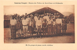 Cameroun Mission Des Pretes Du Sacre Coeur De St Quentin Groupe De  Jeunes Maries Chretiens (scan Recto Verso)NONO0009 - Cameroun