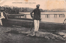 Cote D Ivoire Capture D Un Caiman (scan Recto Verso)NONO0007 - Elfenbeinküste