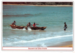 Cote D Ivoire Abidjan Souvenir Retour De Peche  (scan Recto Verso)NONO0007 - Ivory Coast