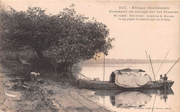 Afrique Occidentale Voyages Sur Les Fleuves  Halte Du Soir (scan Recto Verso)NONO0006 - Senegal