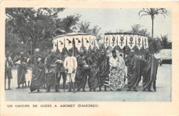 BENIN Dahomey  Un Groupe De Chefs à Abomey (Dahomey).  (scan Recto Verso)NONO0001 - Benín