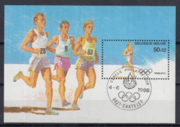 Belge BLOC SPORTS CHATELET 1988 - Used Stamps