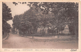 Allier MONTLUCON Avenue Jules Ferry Et Le Monument Aux Morts (SCAN RECTO-VERSO)NONO0057 - Montlucon