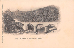 Creuse Crozant Pont Sur La Creuse(SCAN RECTO VERSO) NONO0056 - Crozant