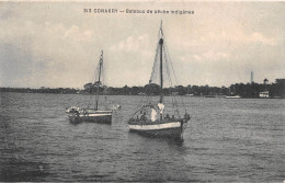 Guinee Conakry Bateaux De Peche Indigenes(scan Recto Verso ) Nono0050 - Guinee