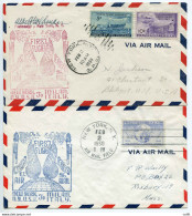 1° Volo TWA New York/Milano Del 2.2.50 - Airmail