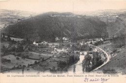 Auvergne Le Pont De Menat Pont Neuf Sur La Sioule  (scan Recto Verso ) Nono0043 - Auvergne