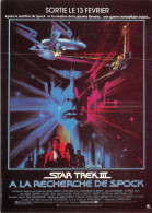 Star Trek 3 A La Recherche De Spock (scan Recto Verso ) Nono0041 - Schauspieler