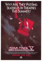 Star Trek 5 Th Final Frontier (scan Recto Verso ) Nono0041 - Sonstige & Ohne Zuordnung