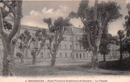 France Brignoles Var  Ecole Primaire Superieure De Garcons La Facade (scan Recto Verso ) Nono0040 - Brignoles