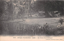 Guinee Au Bord D Un Marigot (scan Recto Verso ) Nono0037 - Guinea