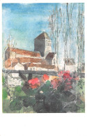 PIERRE EUGENE CLAIRIN Primeveres Devant ST Loup De Naud Janvier 1978(SCAN RECTO VERSO)NONO0087 - Peintures & Tableaux