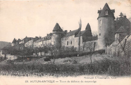 AUTUN ANTIQUE Tours De Defense Du Moyen Age (SCAN RECTO VERSO)NONO0084 - Autun