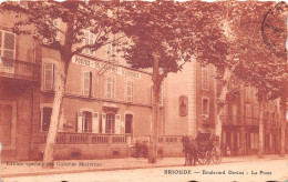 BRIOUDE Boulevard Devins La Poste (SCAN RECTO VERSO)NONO0083 - Brioude