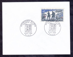 CACHET PREMIER JOUR -ANNIVERSAIRE DE LA LIBERATION - ESCADRILLE NORMANDIE NIEMEN - 1960-1969