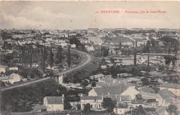 Charentea ANGOULEME Panorama Pris De Saint Martin(SCAN RECTO VERSO)NONO0061 - Angouleme