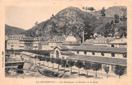 Puy De Dome LA BOURBOULE La Dordogne Le Rocher Et Le Quai (SCAN RECTO VERSO) NONO0058 - La Bourboule