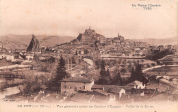 Haute Loire LE PUY Alt 630 M Vue Generale Prise Du Rocher D Espaly Vallee De La Borne(SCAN RECTO VERSO) NONO0058 - Le Puy En Velay