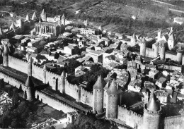 CARCASSONNE  Vue Aerienne  14 (scan Recto Verso)nono0106 - Carcassonne