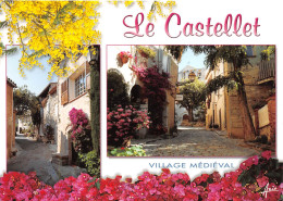 LE CASTELLET Village Medieval Souvenir Du Castellet(SCAN RECTO VERSO)NONO0089 - Le Castellet