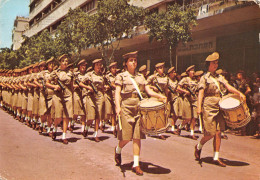 ISRAEL Defence Force Girl Soldiers Armes With The Submachine Gun Uzi(SCAN RECTO VERSO)NONO0088 - Israele