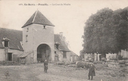 PREUILLY LA COUR DU MOULIN 1915 TBE - Other & Unclassified