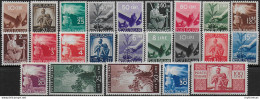 1945-48 Italia Democratica Bc MNH Sassone N. 543/65 - 1946-60: Nieuw/plakker