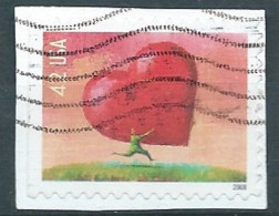 EREINIGTE STAATEN ETATS UNIS USA 2008 ALL HEART (LOVE SERIES) 42¢ USED ON PAPER SC 4270 YT 4046 MI 4378 SG 4858 - Used Stamps