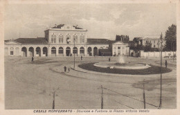 Casale Monferrato Stazione Fontana In Piazza Vittorio - Altri & Non Classificati