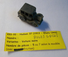 Kinder - Voitures Anciennes - Hudson 37 1913 Etats-Unis, Voiture Et Roues Noires, Avec Friction - K93 93 - Sans BPZ - Inzetting