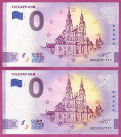 0-Euro XECG 2021-1 FULDAER DOM Set NORMAL+ANNIVERSARY - Private Proofs / Unofficial