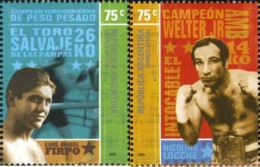 191852 MNH ARGENTINA 2005 GRANDES CAMPEONES DE BOXEO - Nuevos