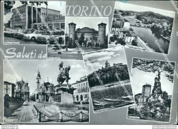 Bb201 Cartolina Saluti Da Torino Citta' Vedutine Piemonte - Andere & Zonder Classificatie