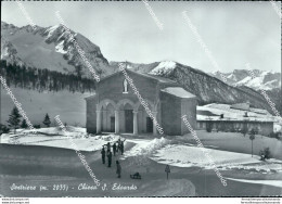 Bb217  Cartolina Sestriere Chiesa S.edoardo Torino Piemonte - Altri & Non Classificati