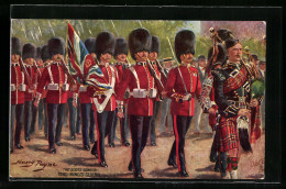 Künstler-AK Harry Payne: The Scots Guards, The King`s Guard  - Sonstige & Ohne Zuordnung